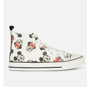 Disney Mickey and Minnie High Top Trainers for Women